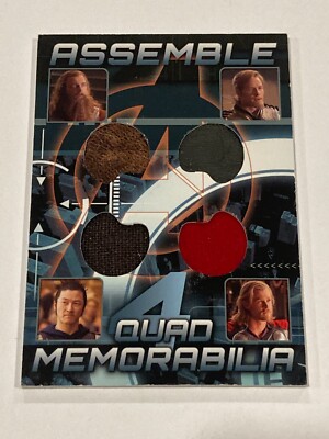 Thor/Hogun/Frandral/Vorstagg Avengers Assemble Quad Costume Relic Card AQ1