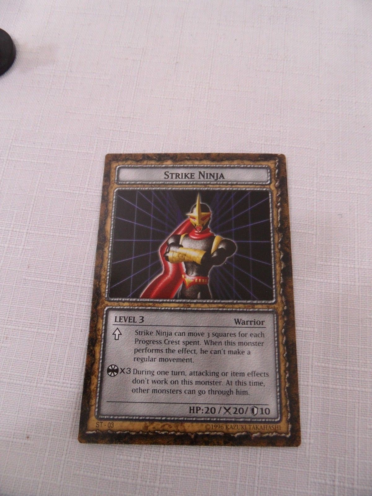 Yu-Gi-Oh! Dungeon Dice Monsters Game Figure & Card Strike Ninja Miniature 1996