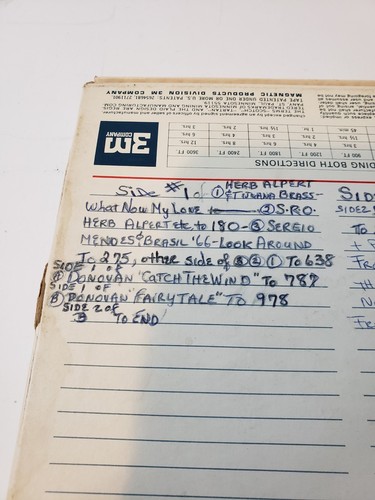 Vintage SCOTCH Magnetic Tape 141 Tartan Series 7