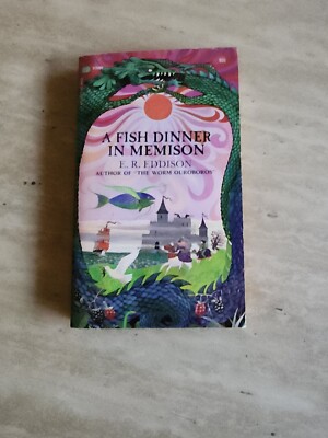 A Fish Dinner in Memison by E.R. Eddison 1968 First Printing Vintage Paperback