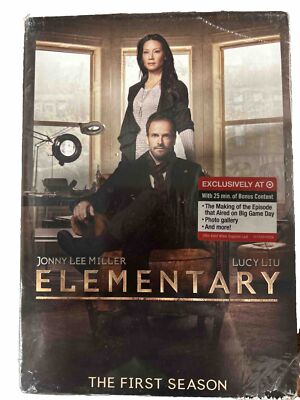 Elementary: The First Season (DVD, 2013, 6-Disc Set) NEW - Target Bonus Disc