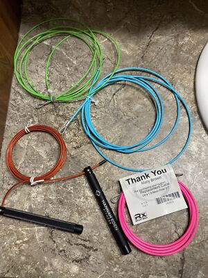 Rx Smart Gear Replacement Cable Ultra 1.8 Neon Pink 8 7 , Hannah Eden Jump Rope