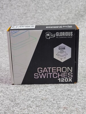 Glorious Gateron Mechanical Keyboard Switches - Clear Linear Switch 120x