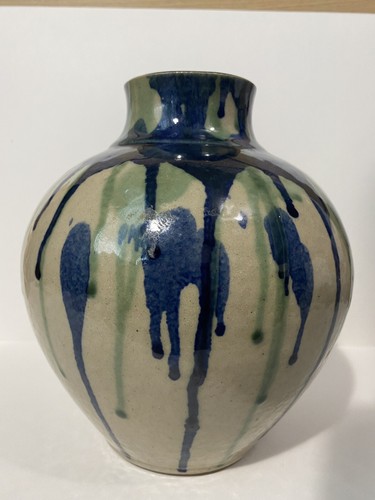 Rare 1993 Handmade Art Pottery Ceramic Vase By THOMAS R