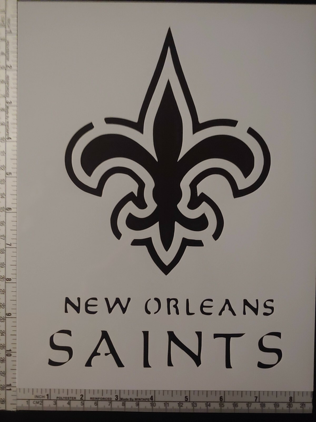 new-orleans-saints-football-8-5-x-11-custom-stencil-fast-free-shipping-ebay