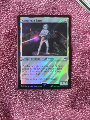 MtG: Dr. Who 779 Cyberman Patrol (Surge Foil)  - Near Mint Foil