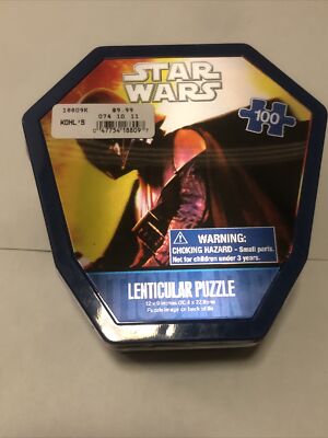 Star Wars Darth Vader 100-Piece Jigsaw Lenticular Puzzle Kids great 3D Effect