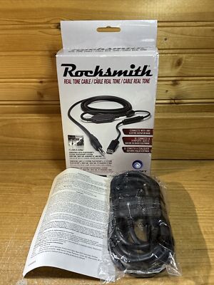 Ubisoft Rocksmith Real Tone 11.25 Feet Cable Connect Electric / Bass Guitar