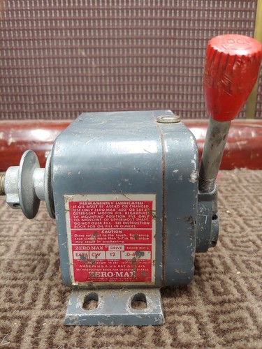 ZERO-MAX E42, ADJUSTABLE SPEED CONTROLLER, 0-400 SPEED RANGE, 12 TORQUE IN-LBS