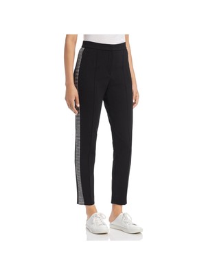 

ESCADA SPORT Женские черные прямые брюки с вытачками и карманами на молнии, Черный, 5029953