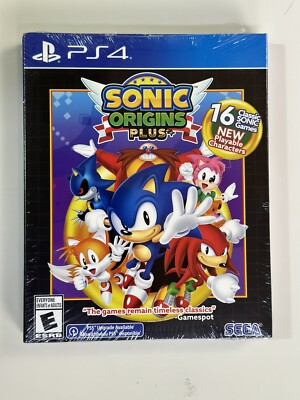 Sonic Origins Plus Playstation 4 PS4 New Sealed