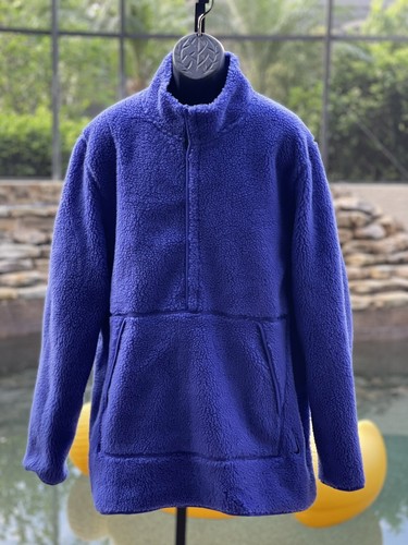 Nike Men's XL Blue Fleece Pullover Sweatshirt - Yoga, New with Tags