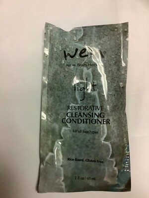 WEN Light Restorative Cleansing Conditioner Travel Packet - 2 oz  Each - New