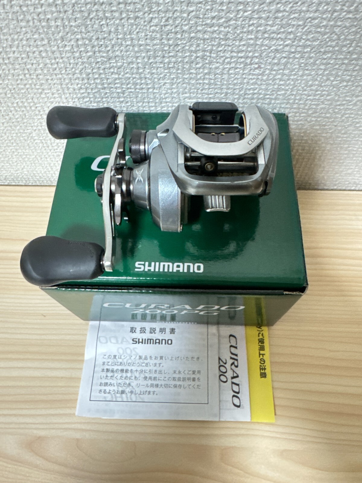 リール SHIMANO CURADO 200PG Baitcasting Reel 15 CURADO 200PG Right Gear Ratio 5.5:1