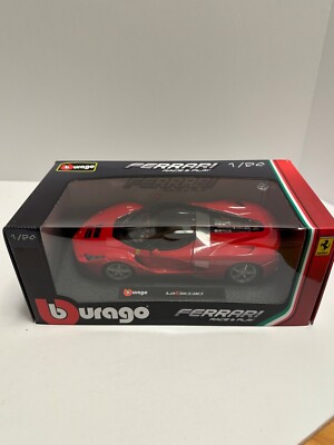 Bburago 26001 Ferrari LaFerrari Red Scale 1:24 Model Car New!