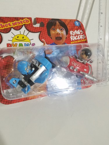 Ryan's World Ryan's Racers Pocket Watch 2 Pack Red Space Ship & Blue Airplane