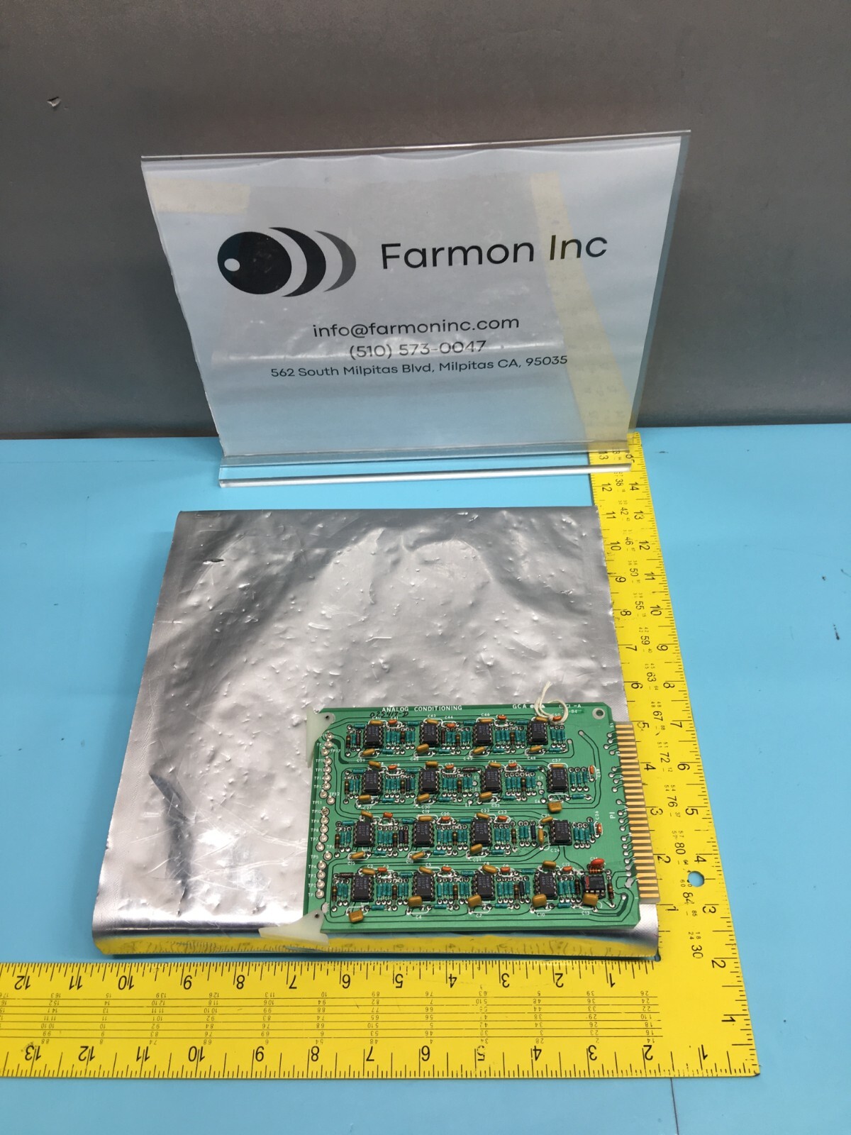 GCA 025418 VLSI 71100186 ANALOG CONDITIONER PCB BOARD, 132235