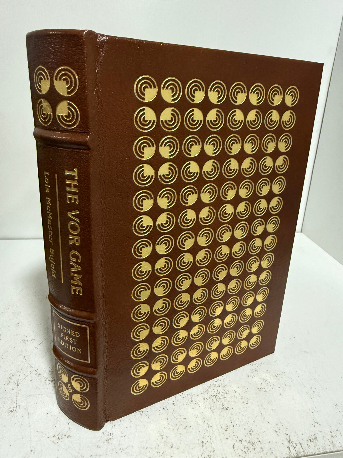 Easton Press Vor Game - Lois McMaster Bujold   SIGNED Sci Fi 1st Ed