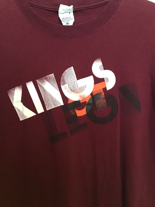 Kings of Leon Maroon T-Shirt - Size Medium