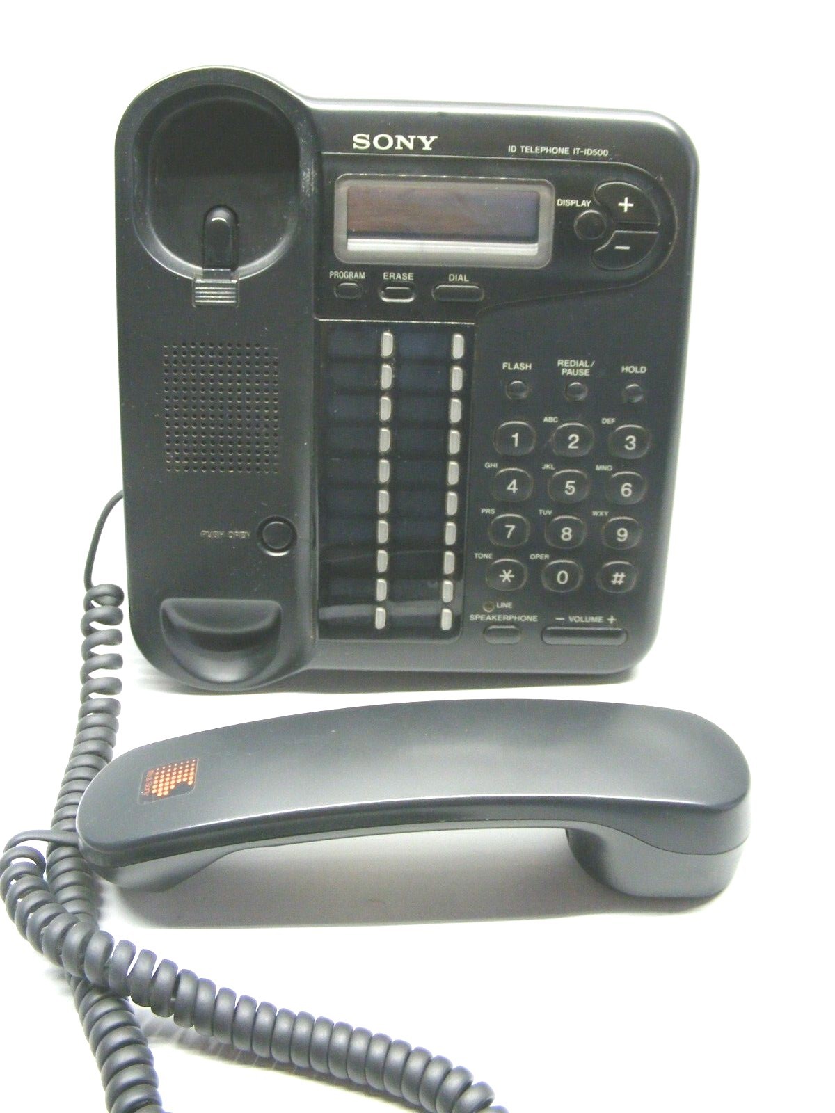 SONY Business Phone IT-ID500 Corded Caller ID Hold Speakerphone 20 Presets