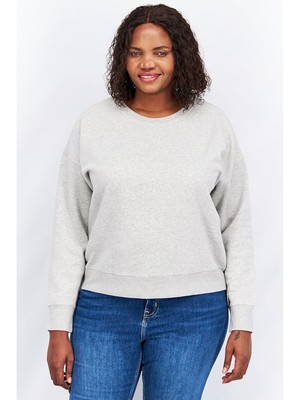 

LAUREN RALPH LAUREN Женский серый флисовый свитшот Heather