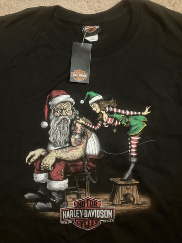 Harley Davidson Santa Fe 長袖カットソーL H-D イーグルライダー長袖Tシャツ -ハーレーダビッドソン公式