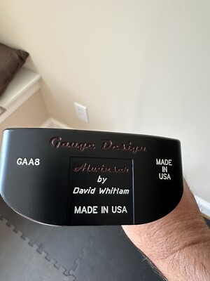 Fully Restored Gauge Design Alu-inser by David Whitlam GAA8 Putter 34'' RH