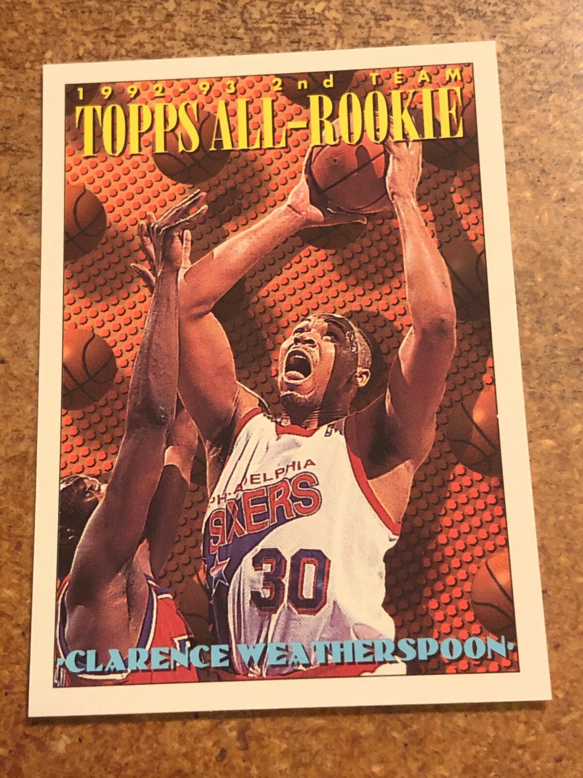1993-94 Topps Basketball # 179 Clarence Weatherspoon All
