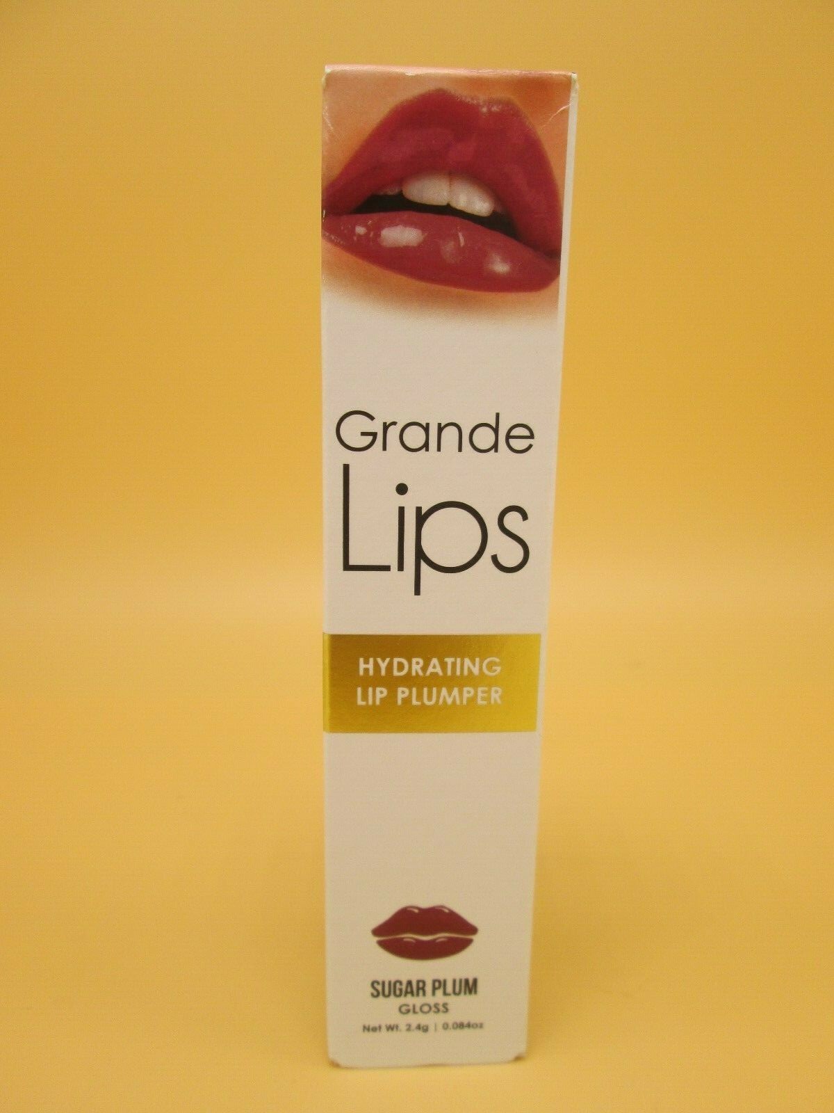 GRANDE LIPS Hydrating Lip Plumper Sugar Plum Gloss .084oz Full Size New in Box