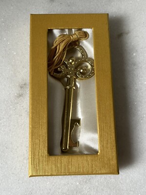 Gold Tone Skeleton Key In A Box
