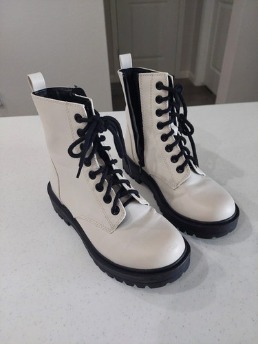 WM×SUBU ZIP UP BOOTS-black-unisex 23aw KIJBLAE Women's Platform Boots Lace Up Ankle Boots Chunky
