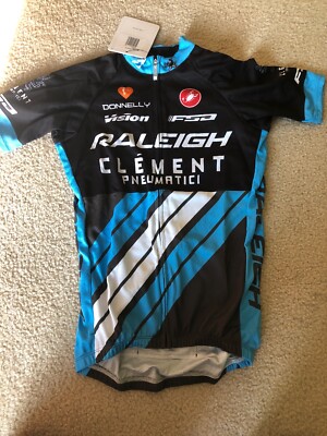 Castelli Team Raleigh/Clement Short Sleeve Cycling Jersey - Size XS