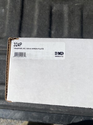 DMP 324P Transformer, 16V, 100VA Wirein Plate NEW