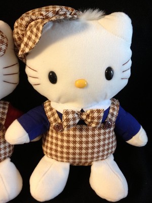 CHOOSE ONE Plaid Sanrio Hello Kitty Plush from Japan-ship free