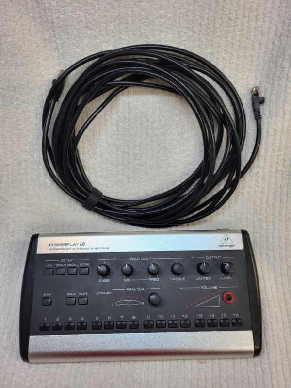 Behringer Powerplay P16-M 16-channel Digital Personal Mixer - PARTS only