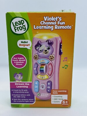 LeapFrog Channel Fun Learning Remote Violet