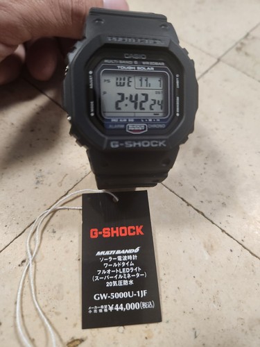 CASIO G-SHOCK GW-5000-1JF 電波ソーラー　【超美品】 Casio G-SHOCK GW-5000-1JF | Sakurawatches.com