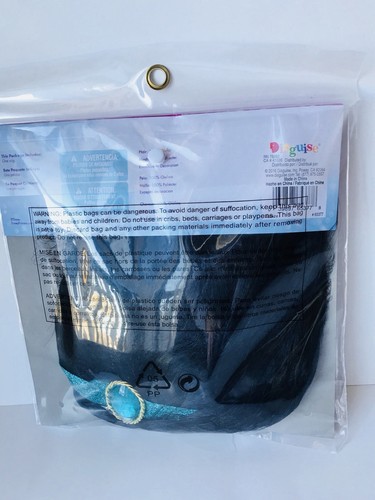 Child's Girls Disney Princess Jasmine Aladdin Black Wig Costume Accessory