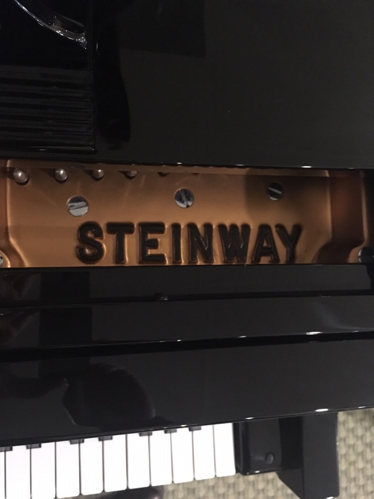 Steinway L Grand Piano Polished Ebony