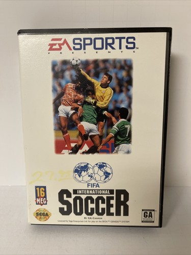 Vintage 1993 Sega Genesis FIFA INTERNATIONAL SOCCER COMPLETE