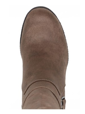 

Ботинки AMERICAN RAG Womens Brown Lining Kyle с круглым носком и танкеткой на молнии, Коричневый, 10008399400
