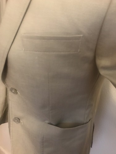 Ralph Lauren Boys Tan Dress Jacket Size 12R Formal.