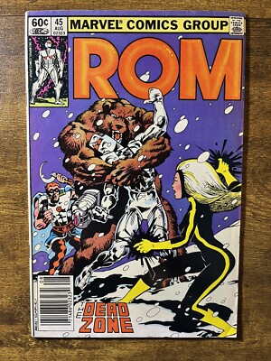 ROM 45 NEWSSTAND SPACEKNIGHT SOVIET SUPER SOLDIERS MARVEL COMICS 1983 B