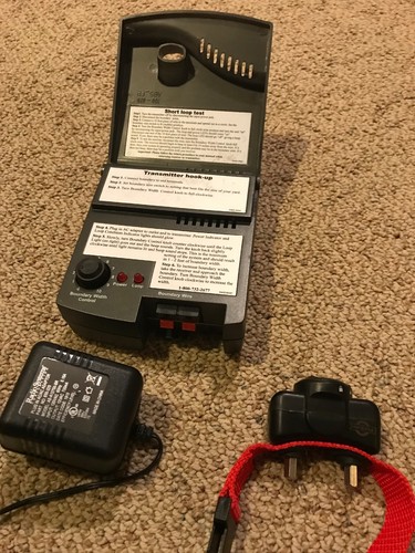 PetSafe Dog In Ground Fence Kit w/ Transmitter RF1010 Collar UL-250BM