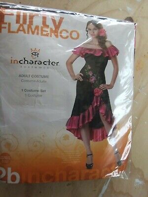 InCharacter Flirty Flamenco Spanish Adult Womens Hallowen Costume CF11040 M