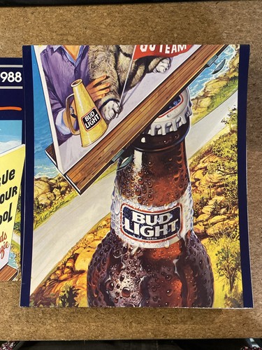 1986年　BudLight スパッズマッケンジー パブミラー　時計　看板　バー Yahoo!オークション - 1980's BUD LIGHT バドライト スパッズ
