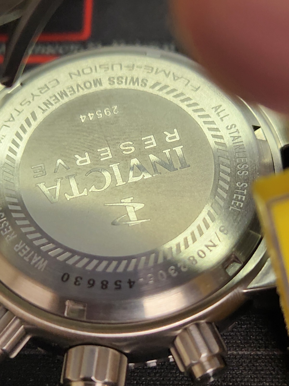 Pre-owned Invicta Reserve Pepsi Bezel Watch, Swiss Quartz Movement Ronda 5050.c, 47mm