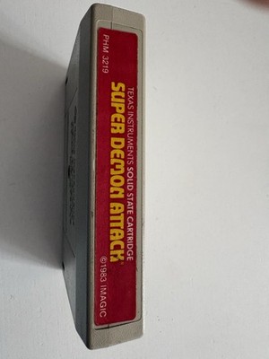 Cartouche SUPER DEMON ATTACK Texas Instruments TI-99/4A 1983 Imagic PHM3219