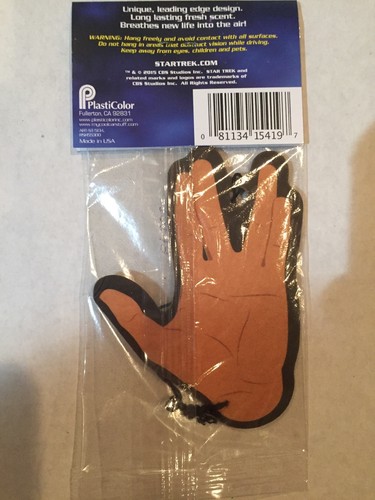 Star Trek Spock Vulcan Air Freshener Loot Crate GET IT FAST ~ US SHIPPER