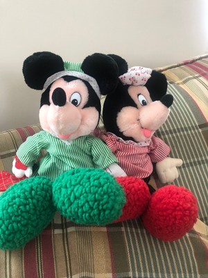 Vintage Disney Mickey Mouse Minnie Doll By Applause Christmas T5 Details 15 のebay公認海外通販 セカイモン